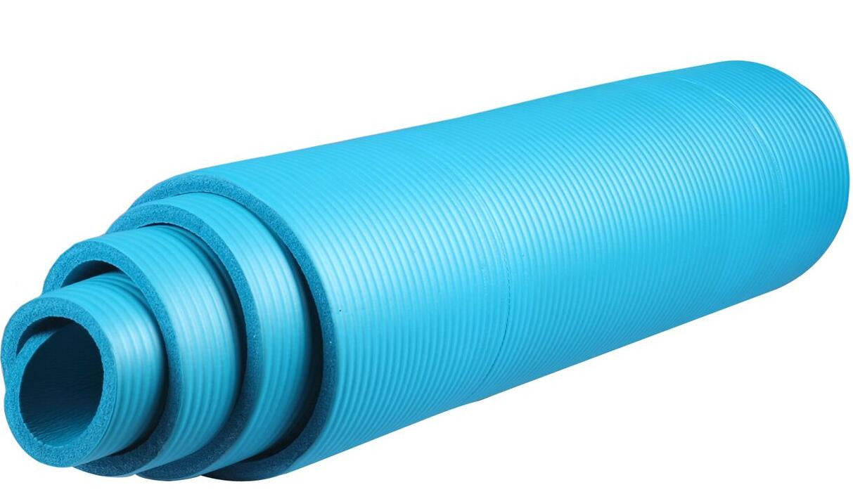 Textured Yoga Mat - Blue – LiveUp Fitness